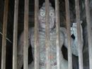 法多山尊永寺山門に安置されている仁王像の阿形像