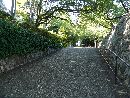 浜松城の跡地に良く整備された歩道