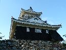 再建された浜松城の天守閣
