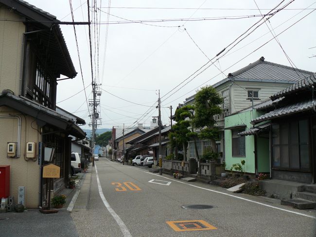 東海道：蒲原宿−町並み